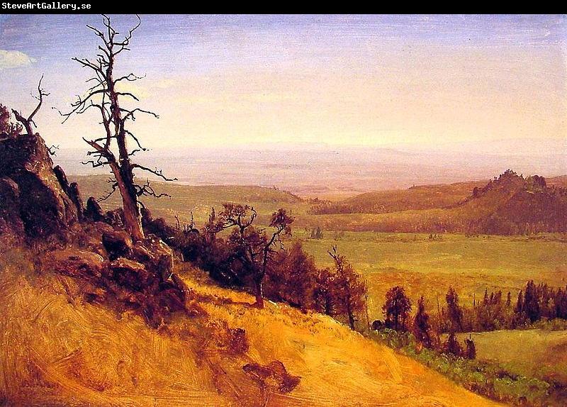 Albert Bierstadt Wasatch Mountains and Great Plains in distance, Nebraska